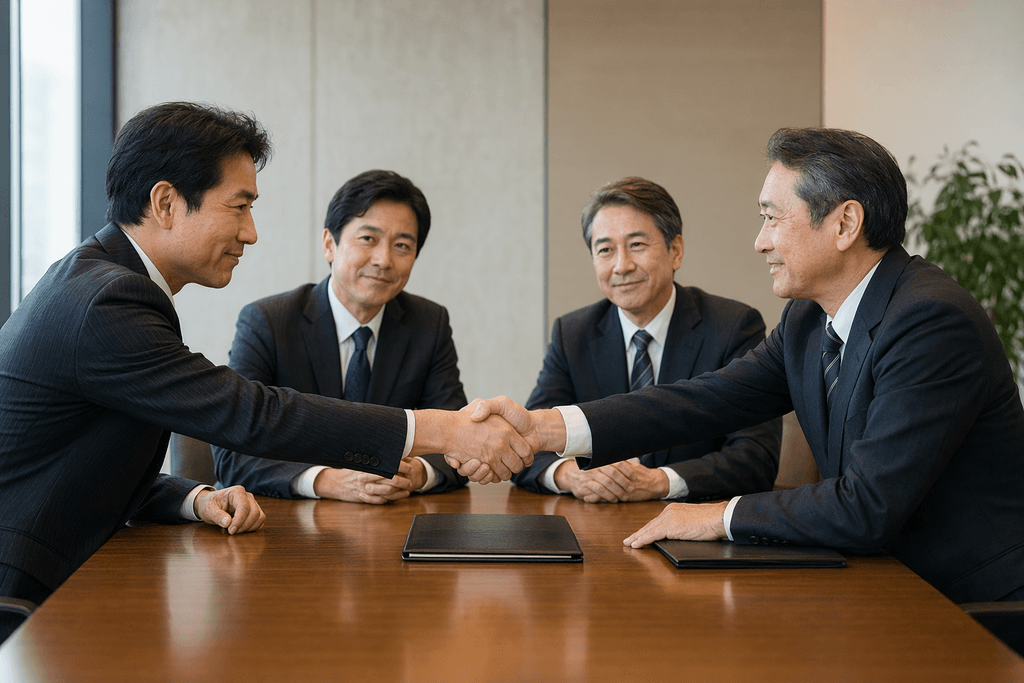 収まる