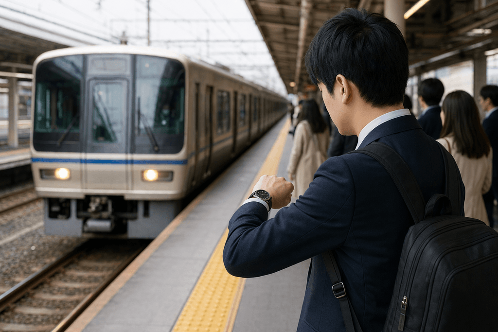 到着