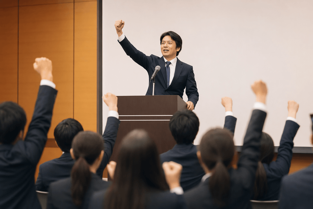 演説