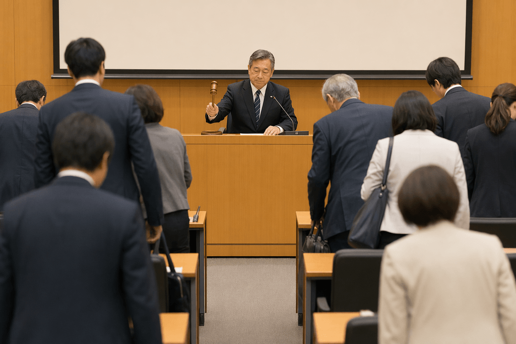 閉会