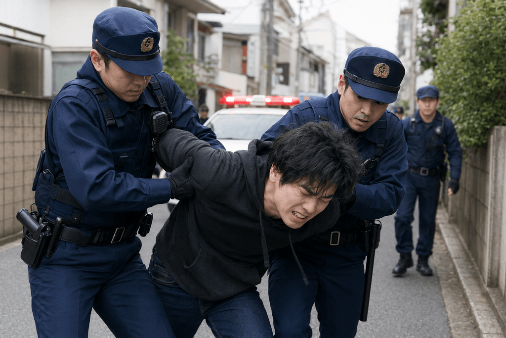 捕らえる
