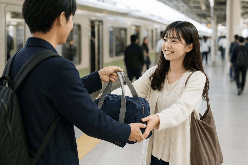 受け取る