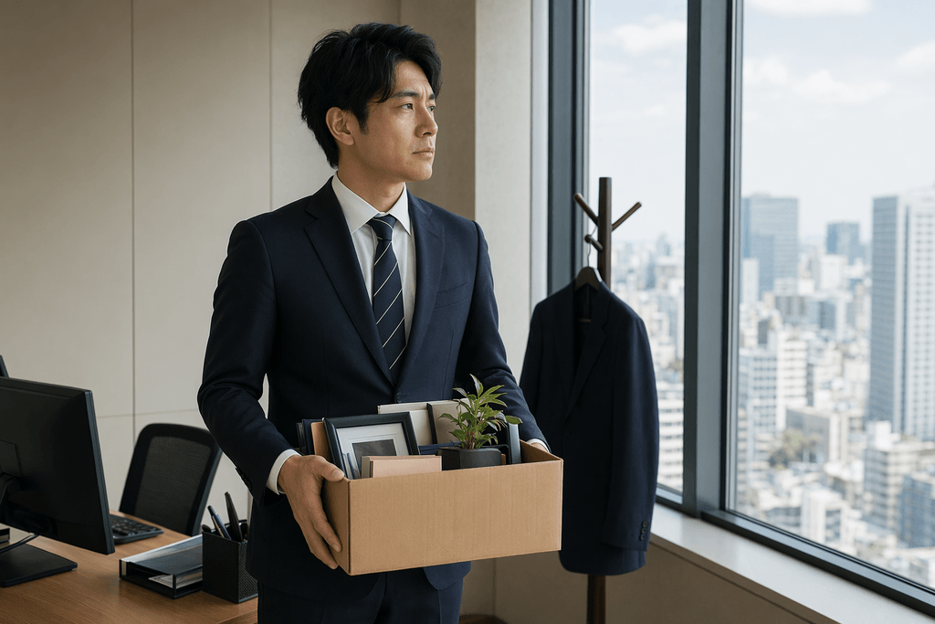 退職