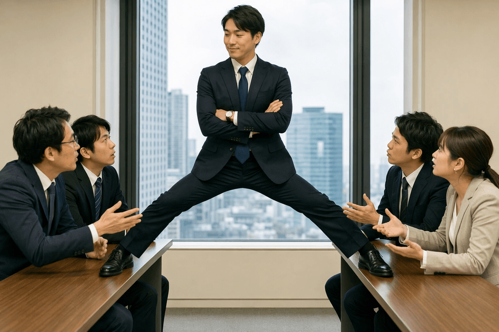跨がる