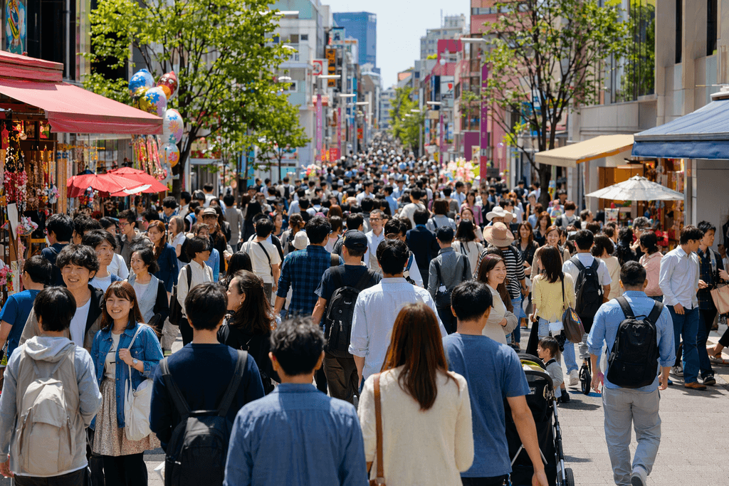 賑やか