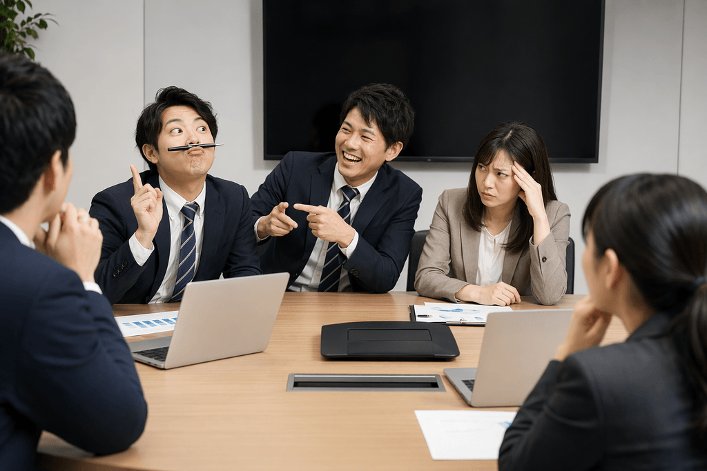 ふざける