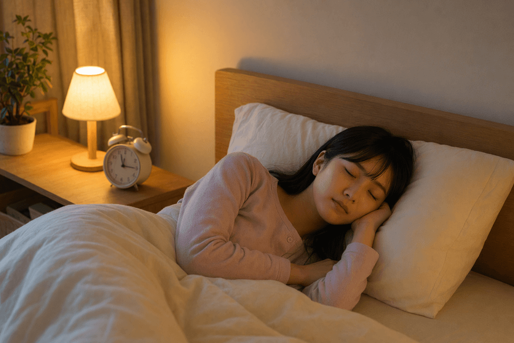 休む
