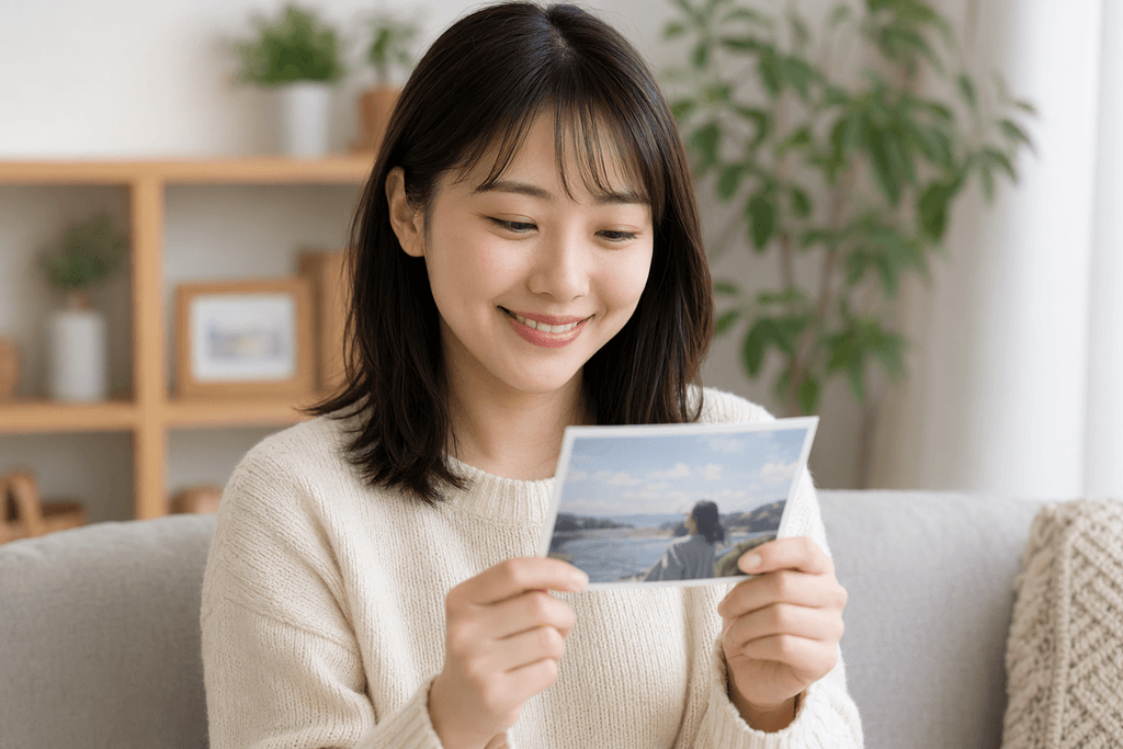 にっこり