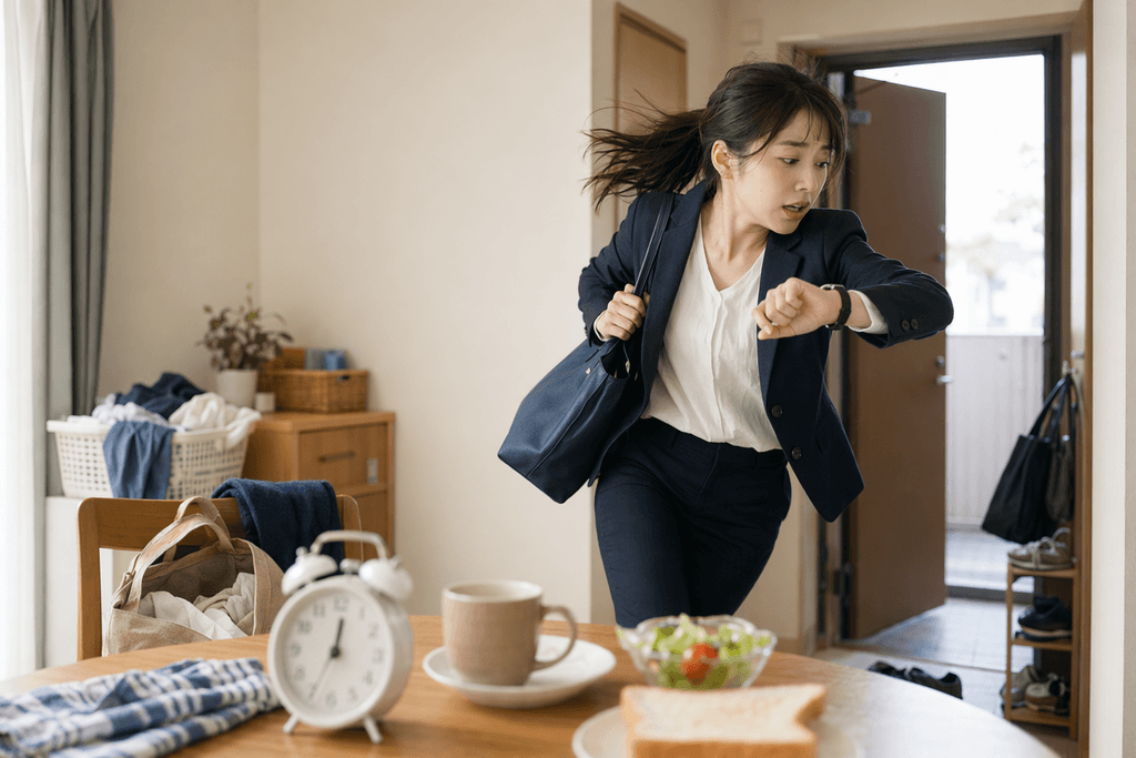 慌ただしい