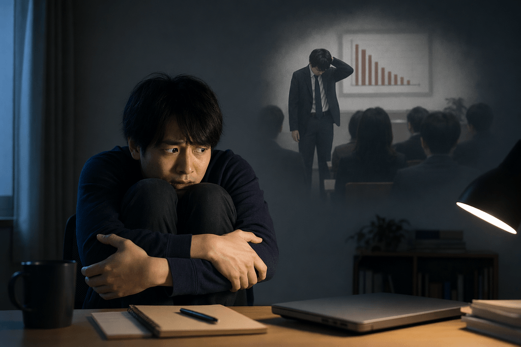 怯える
