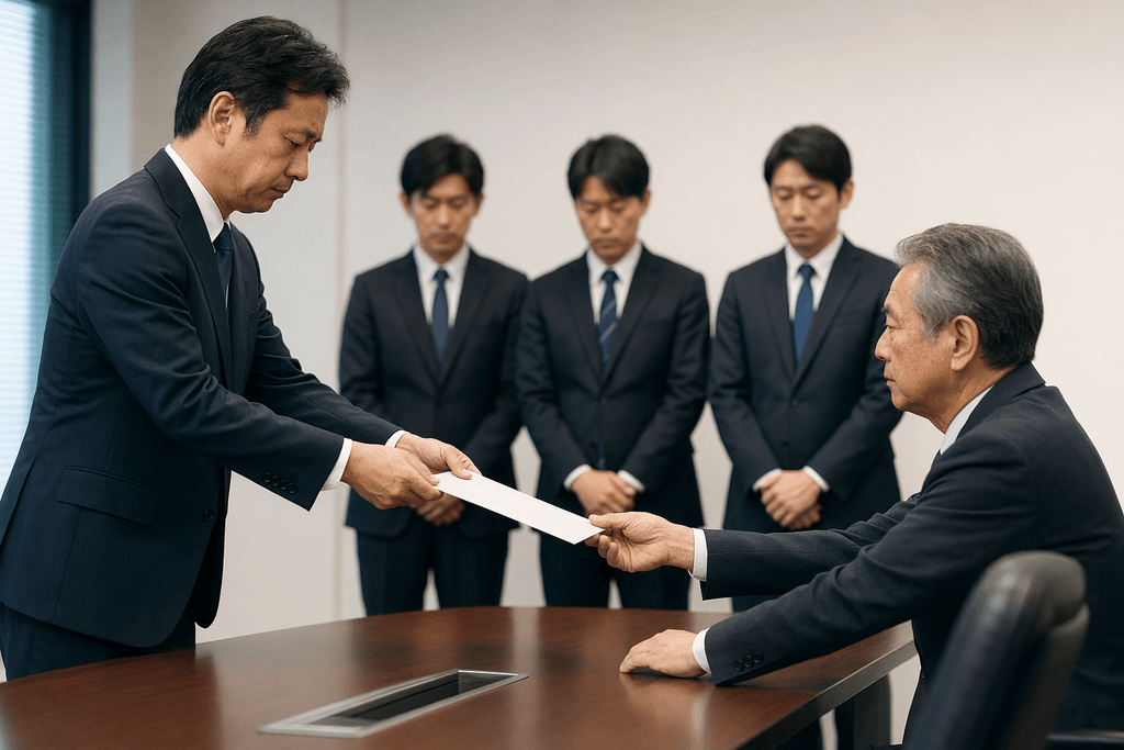 辞職