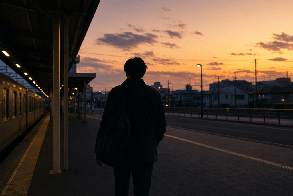 夕暮れ