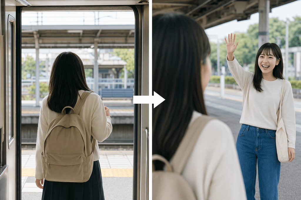 すると