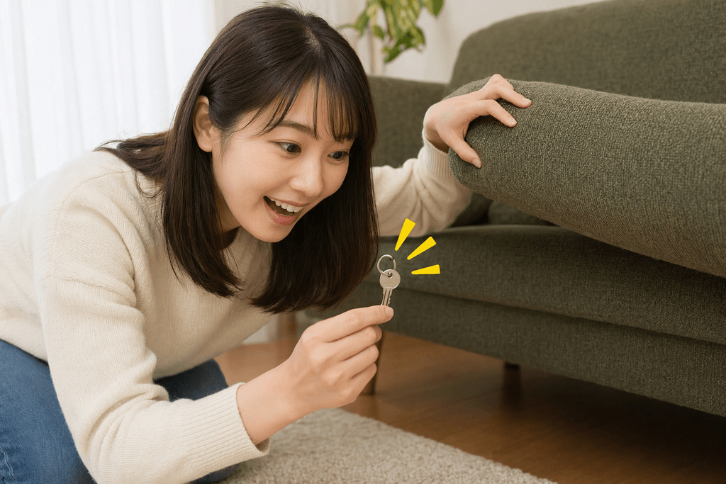 見つかる