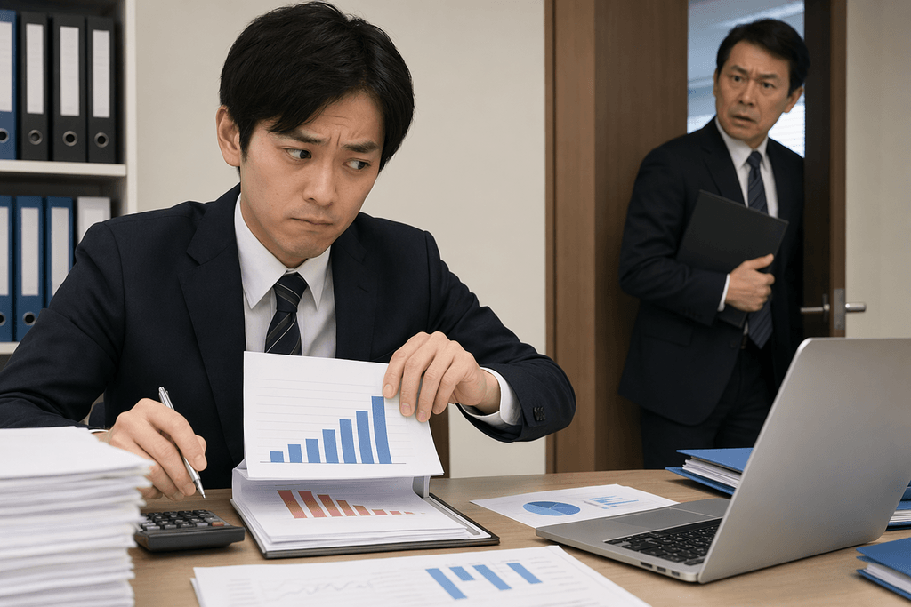 ごまかす