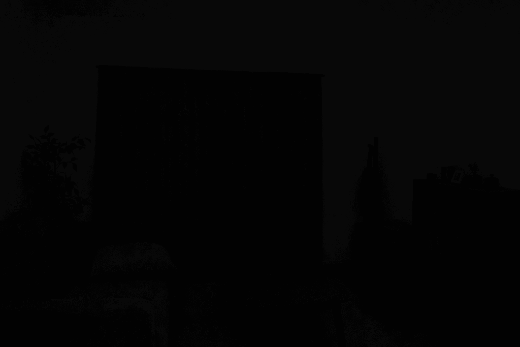 真っ暗