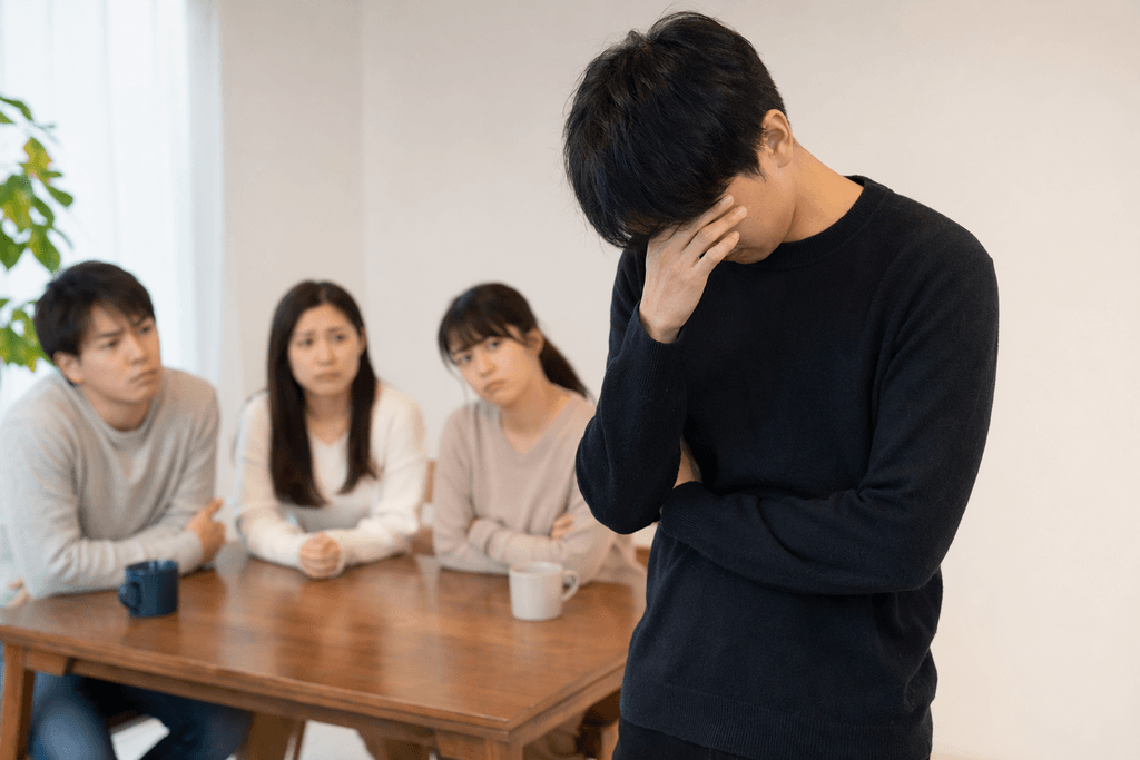 恥じる
