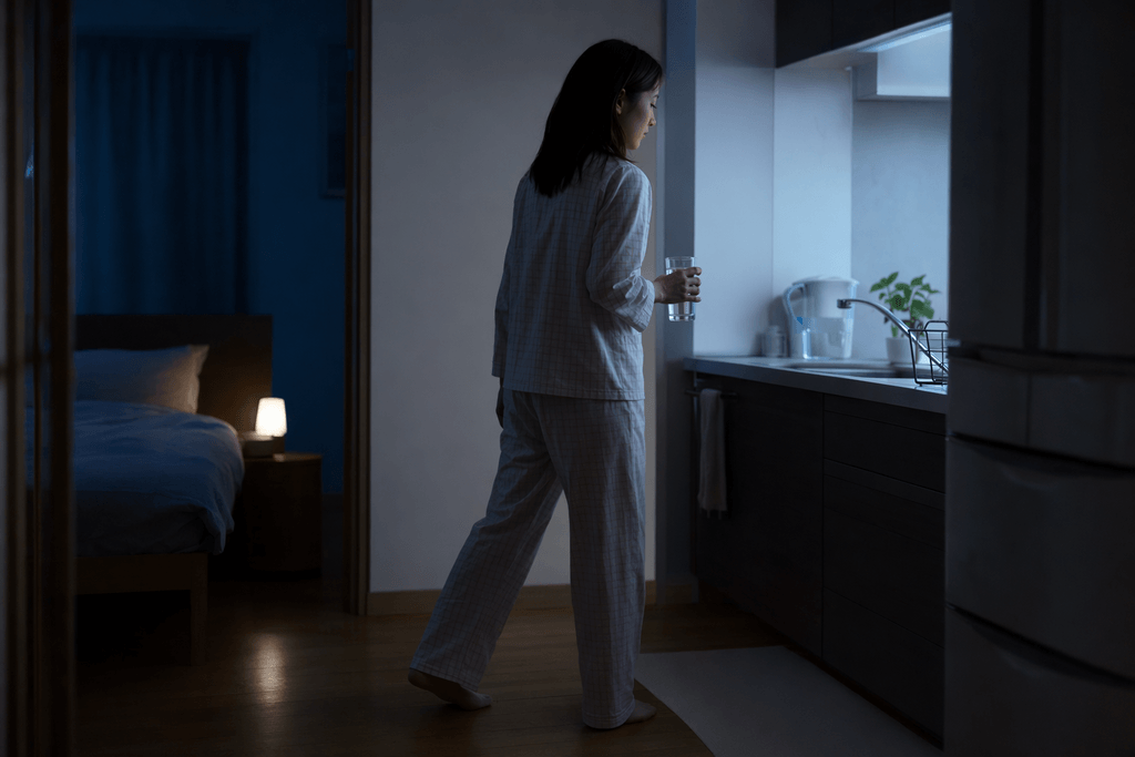 夜中