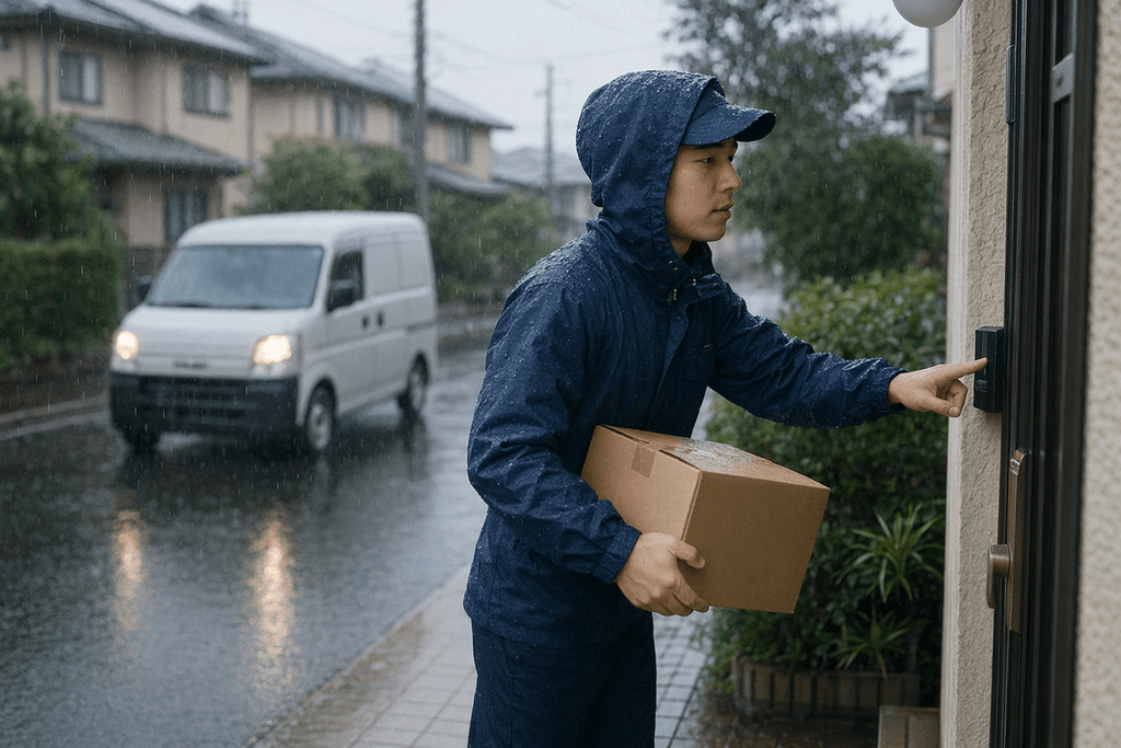 配達
