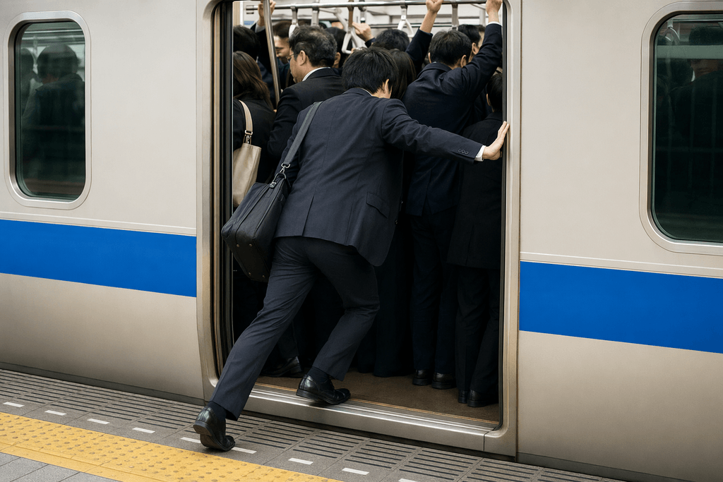 乗り込む