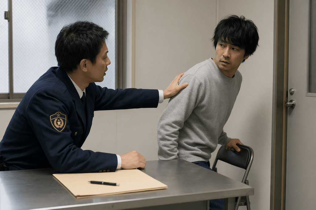 引き留める