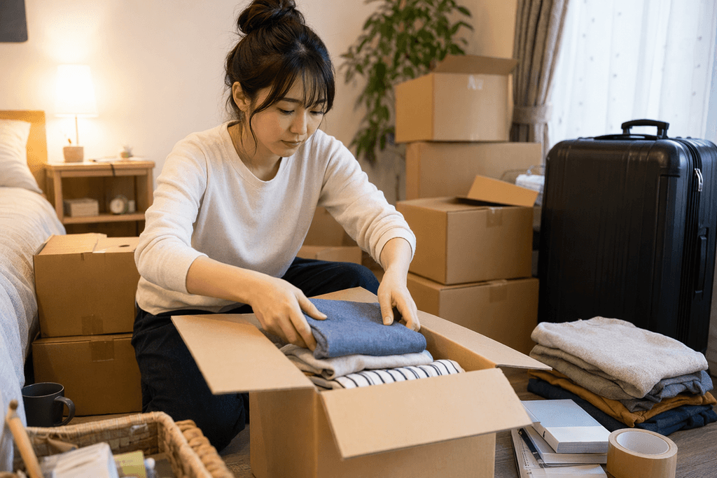 荷造り