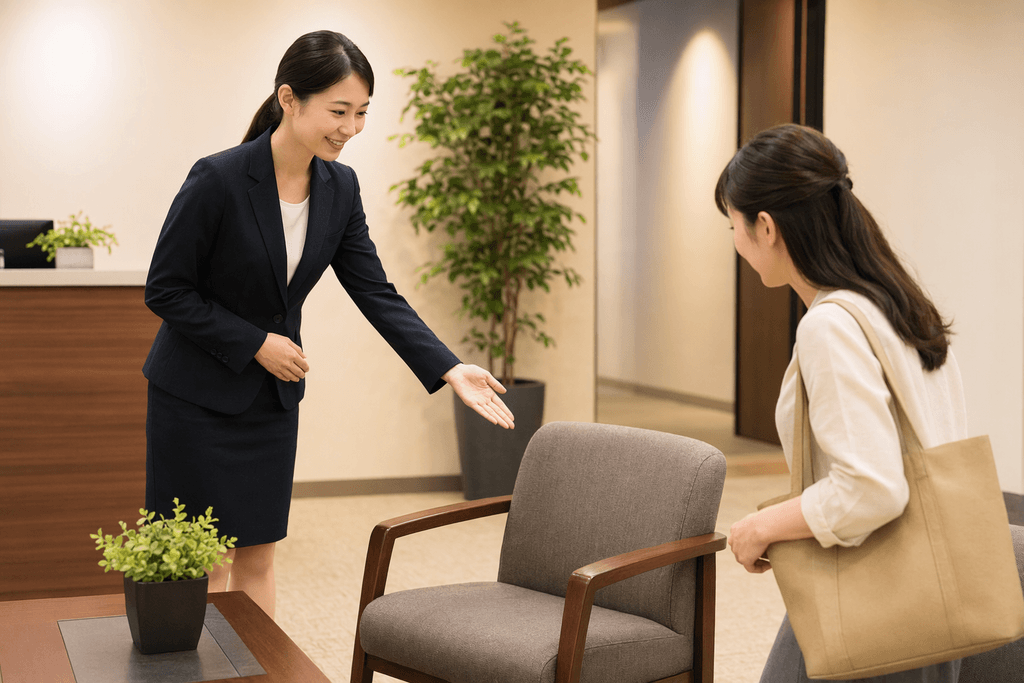 お掛けください