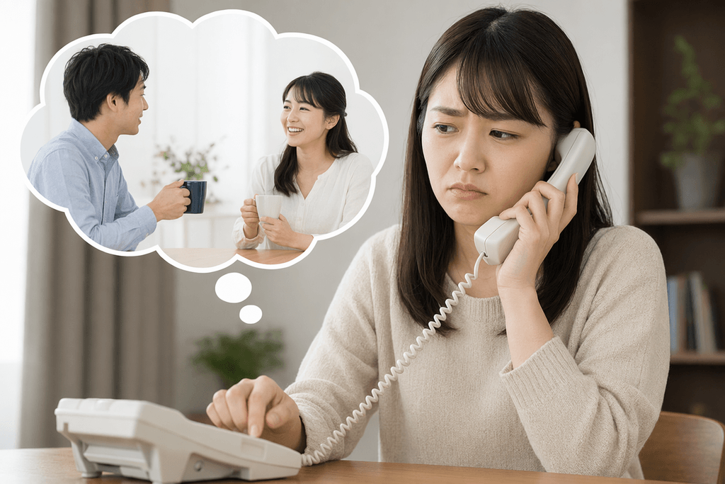 話し中
