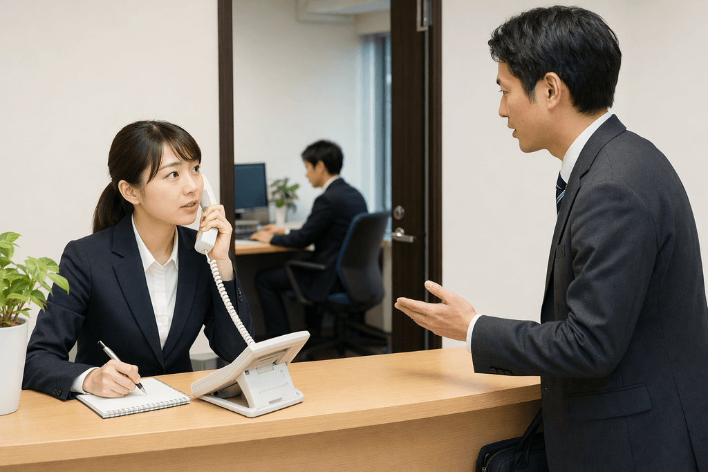 取り次ぐ