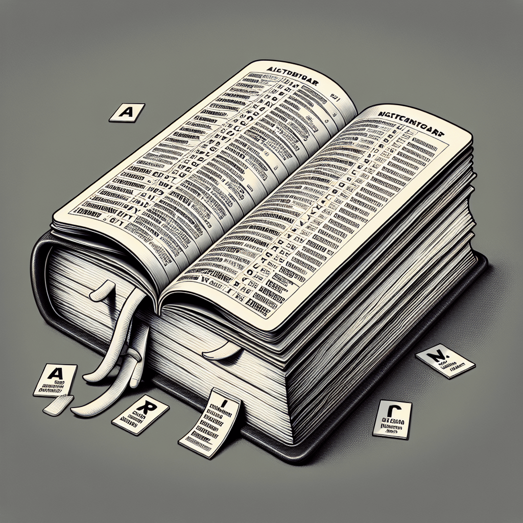 alphabetical directory