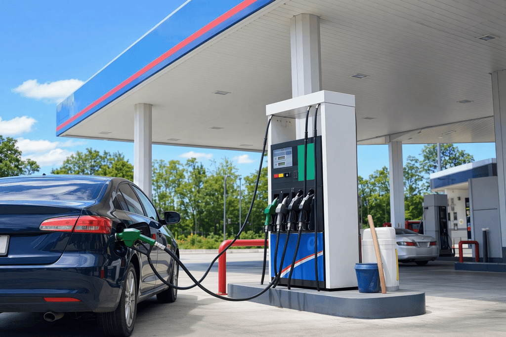 gas station