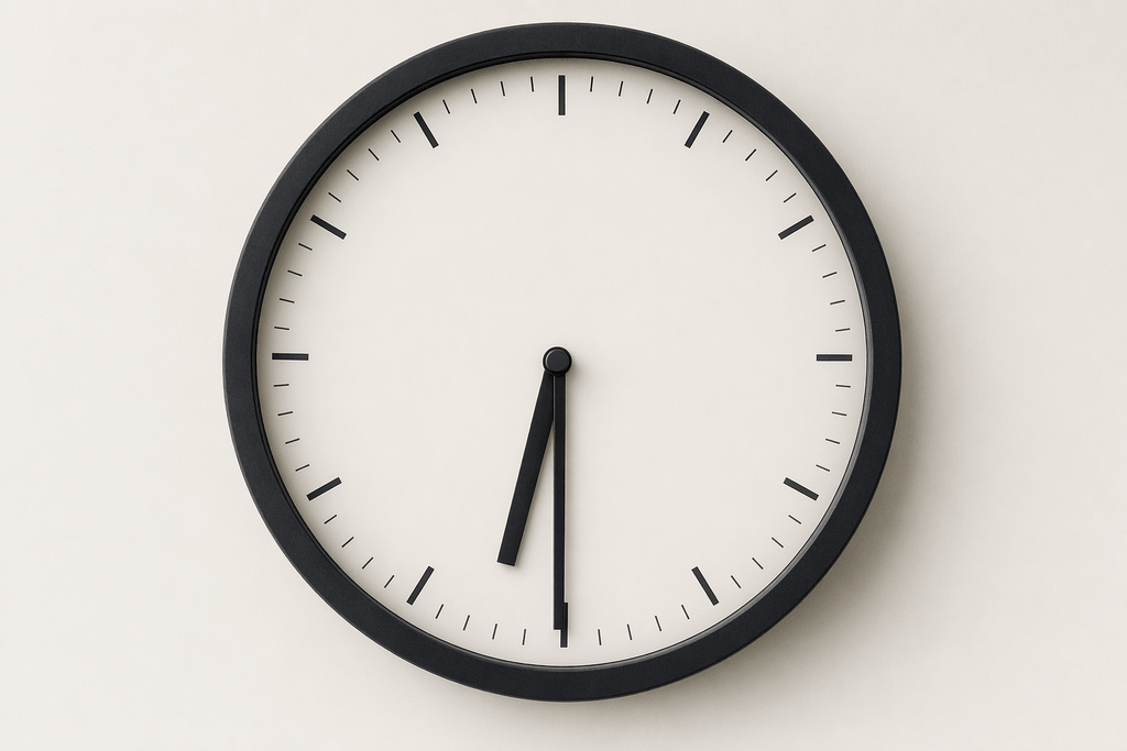 half past