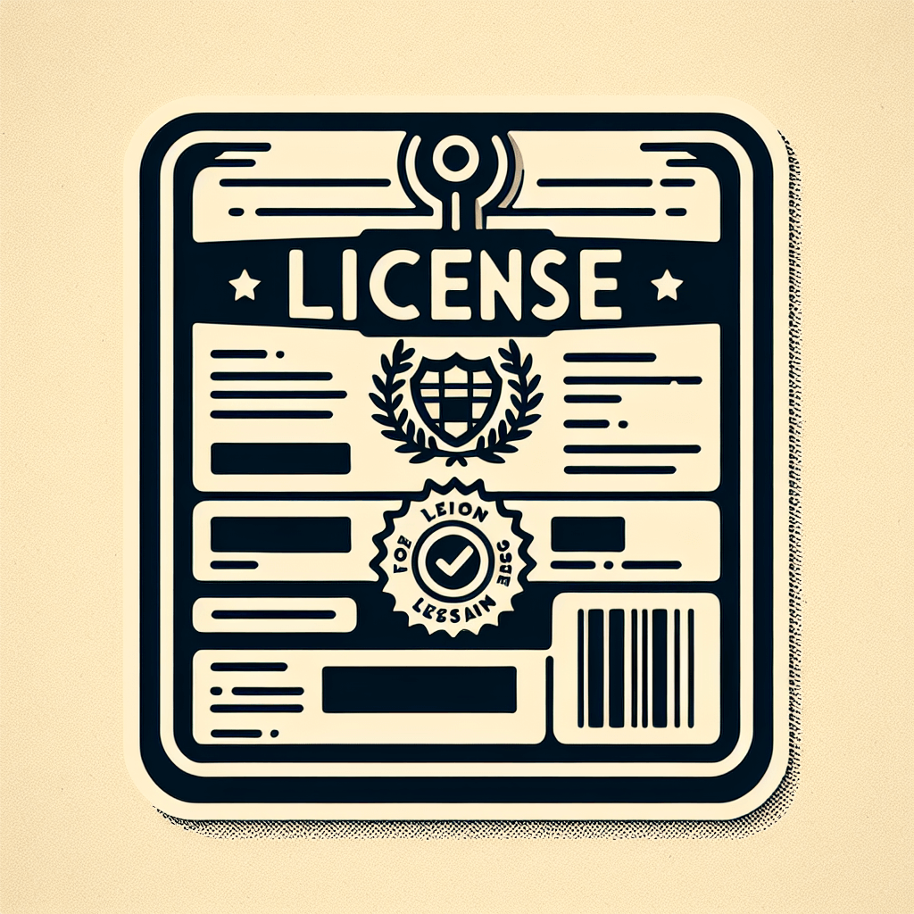 license