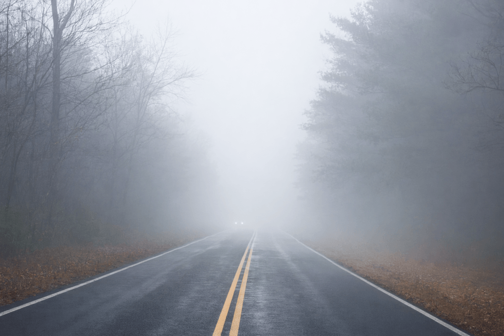 misty