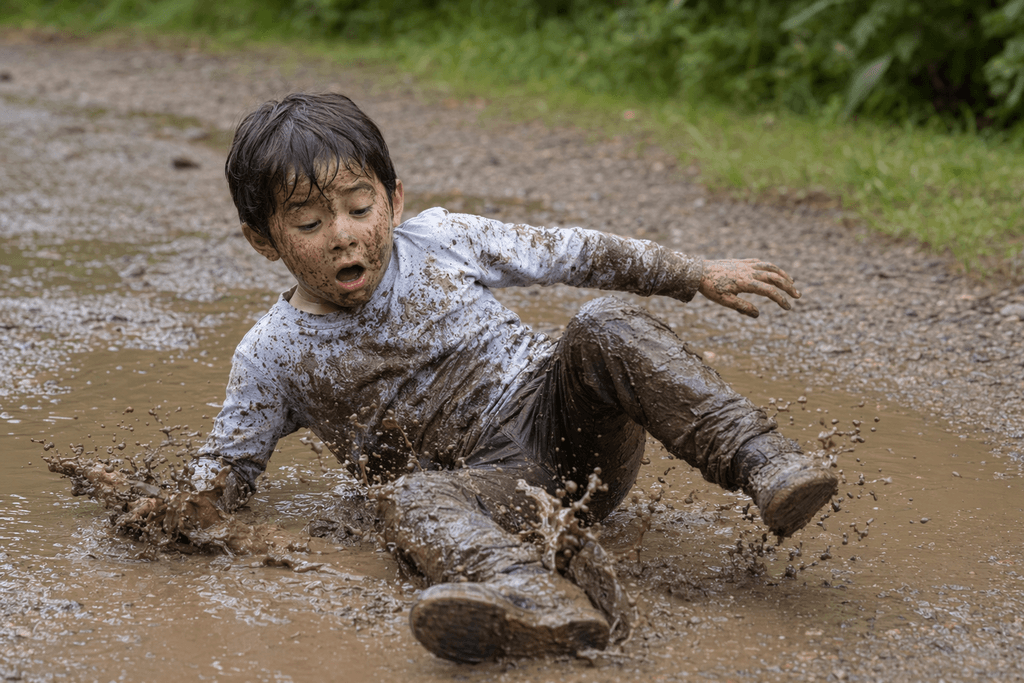 muddy