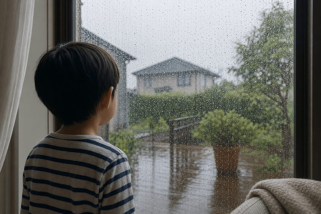 outside