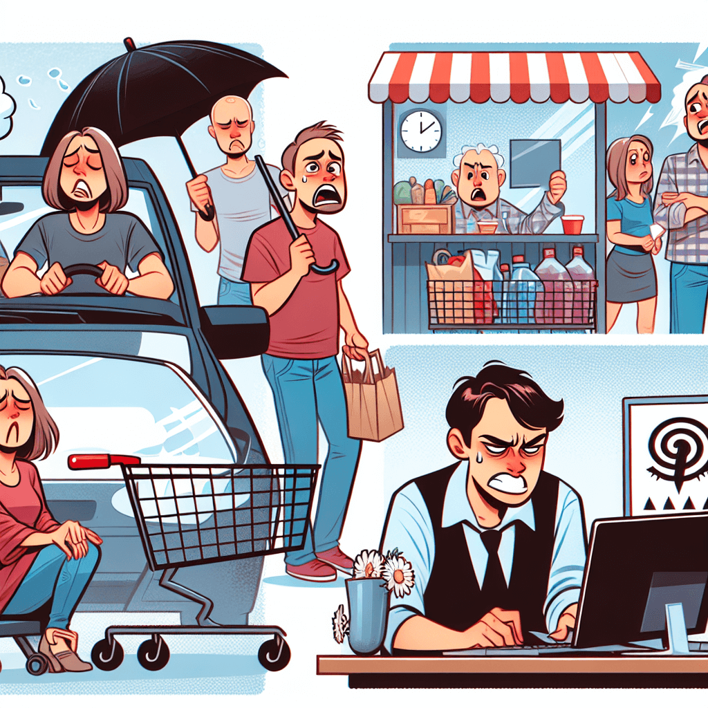 to one's great annoyance