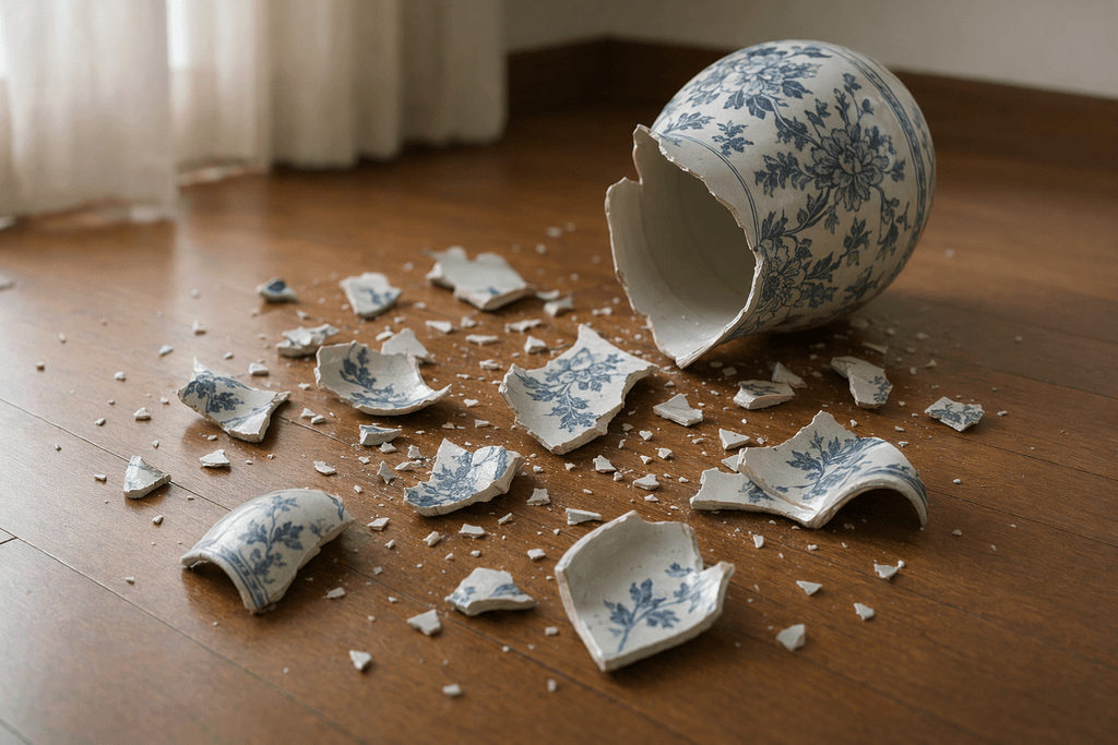 broken