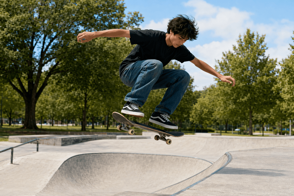 skateboarding