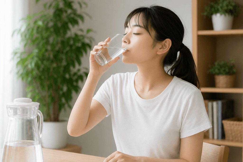 飲む