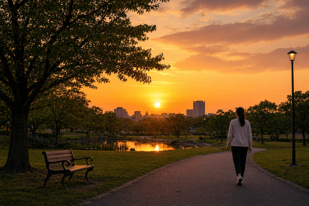 夕方