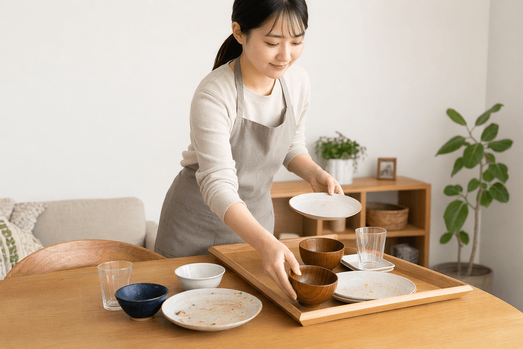 片付ける