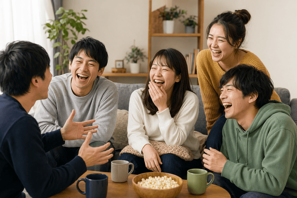 笑う