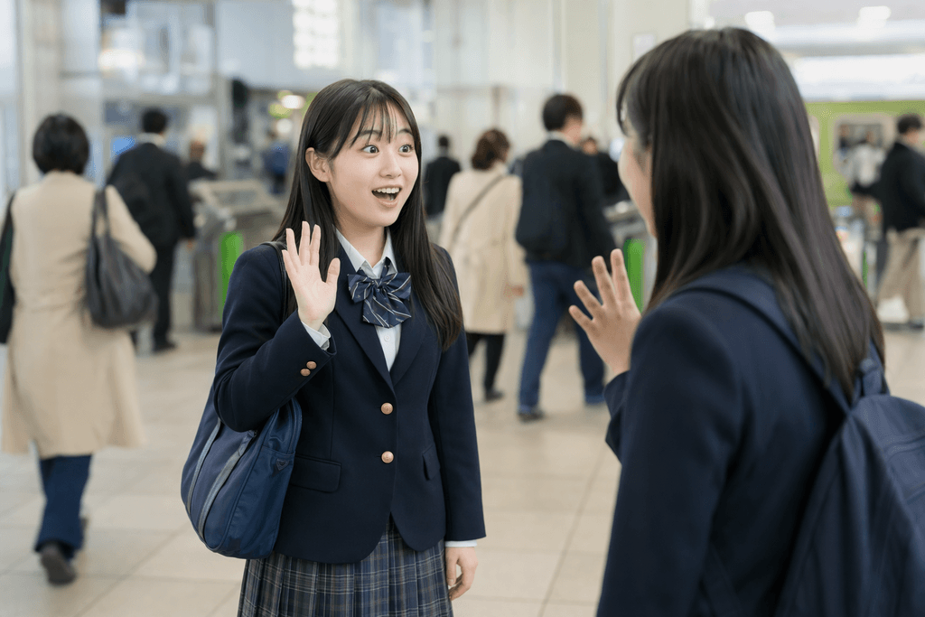 出会う