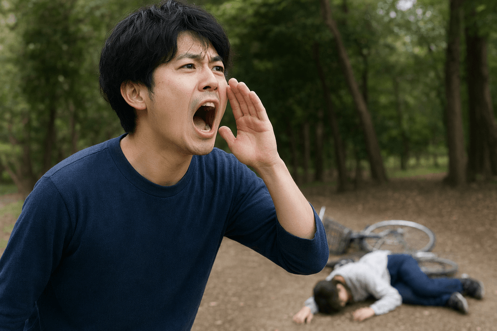 叫ぶ