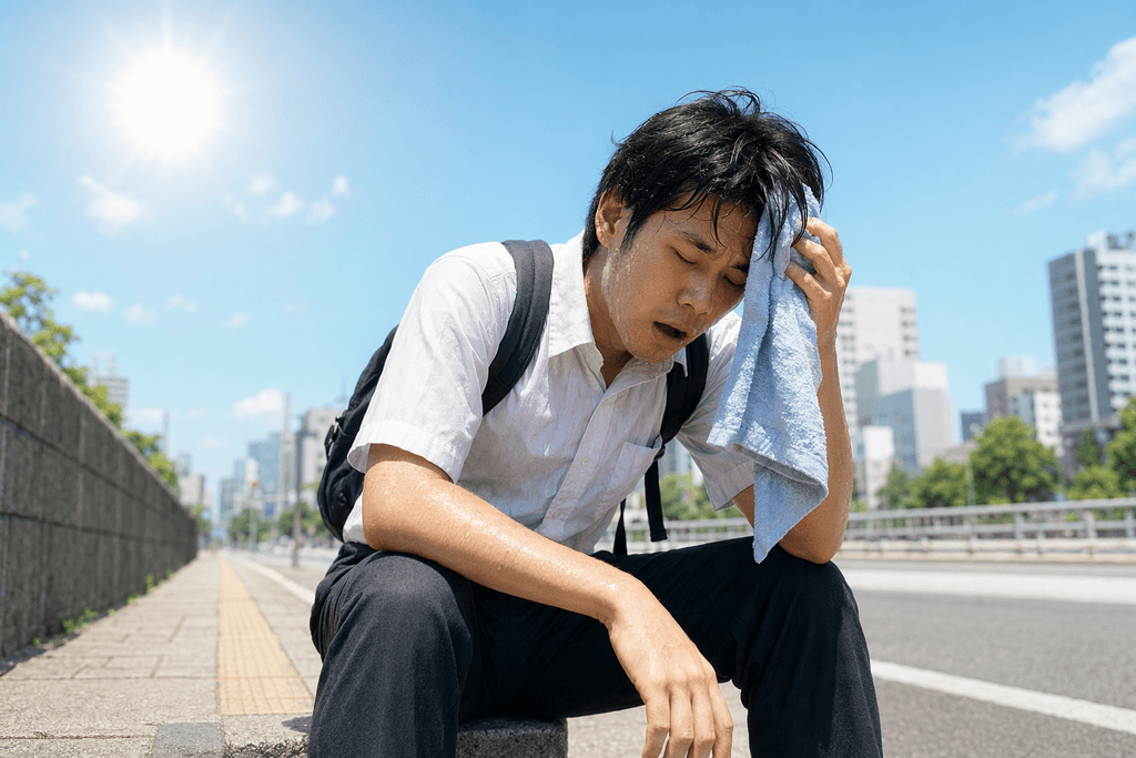 ばてる