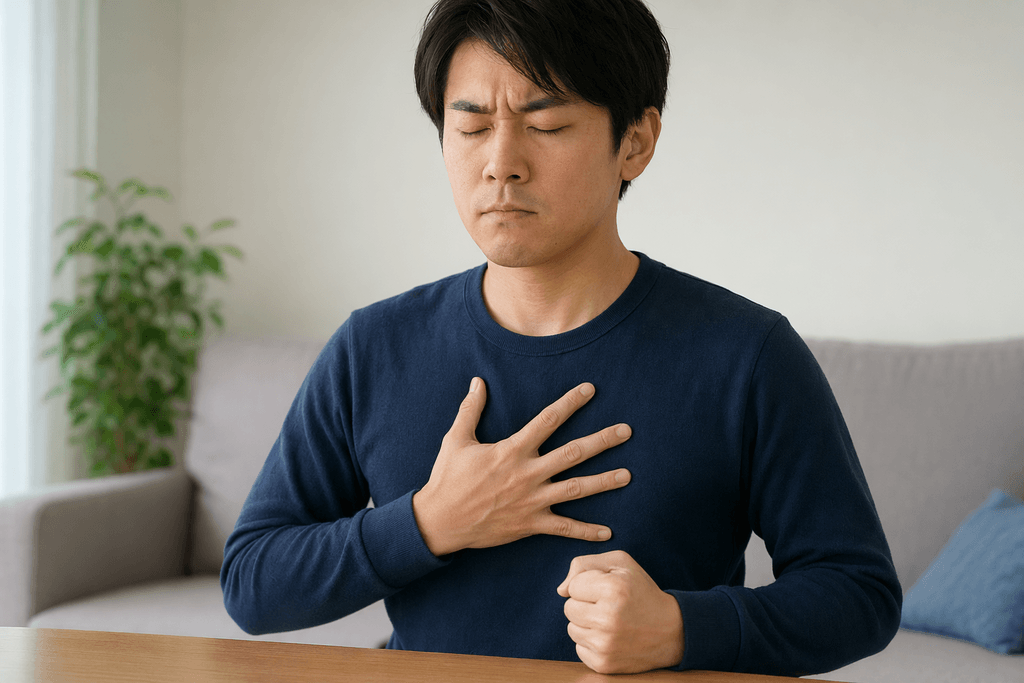 抑える