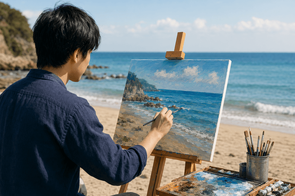 描く