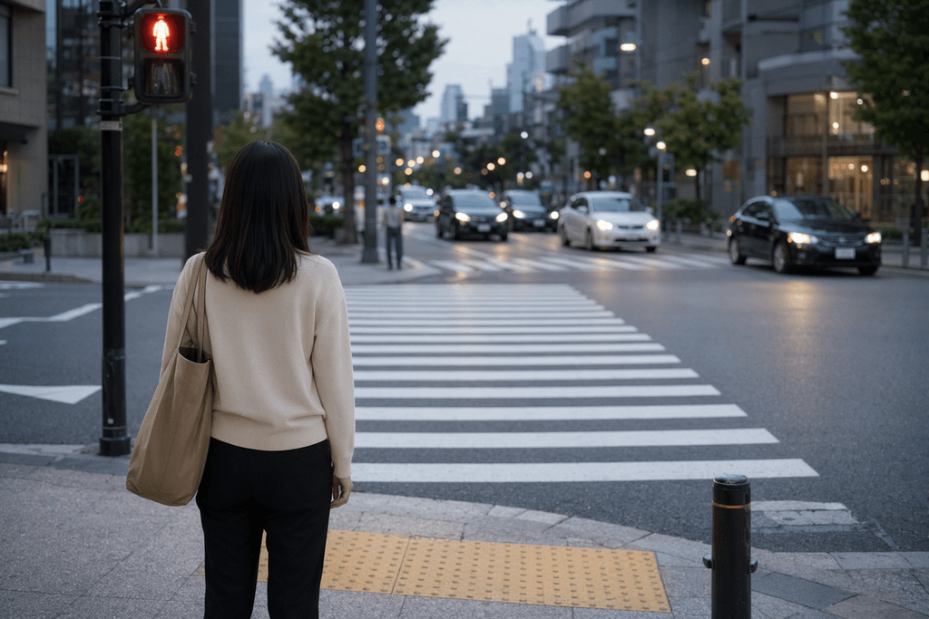 立ち止まる