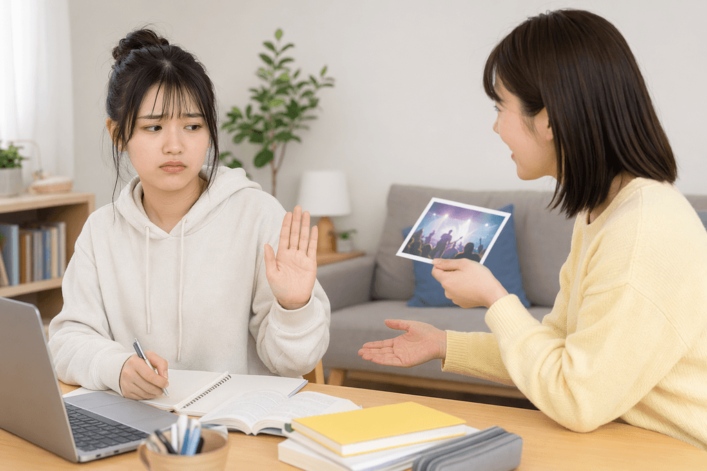 断る